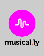 musical.ly t-shirt - BLACK