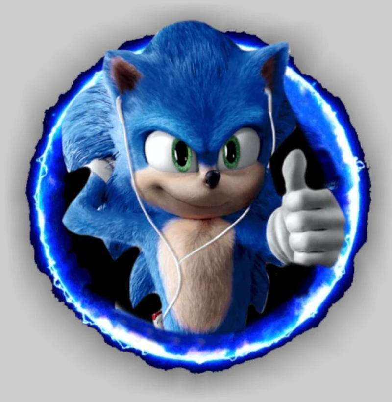 Sonic φούτερ - BLACK