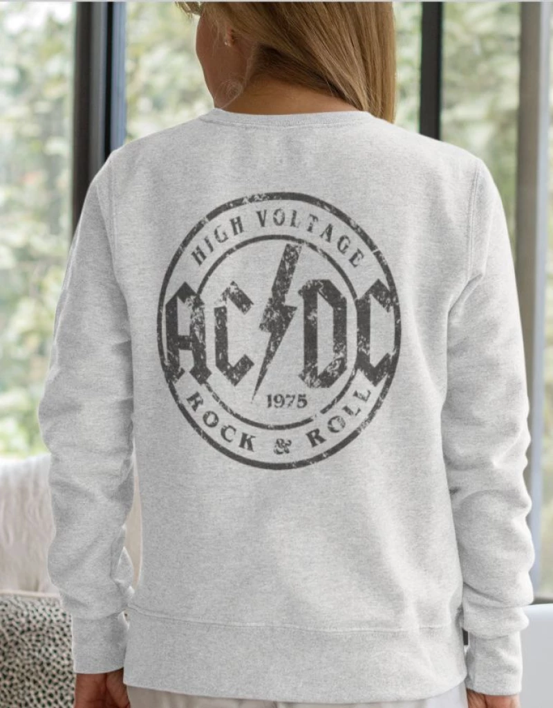 ACDC High Voltage W Φουτερ - BLACK