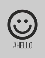 Hello man t-shirt - GOLD
