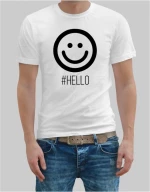 Hello man t-shirt - GOLD