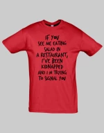 Kidnapped t-shirt - RED