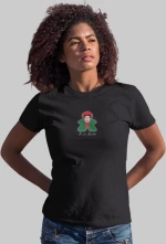 Frida Kahlo Meeple w T-shirt - BLACK