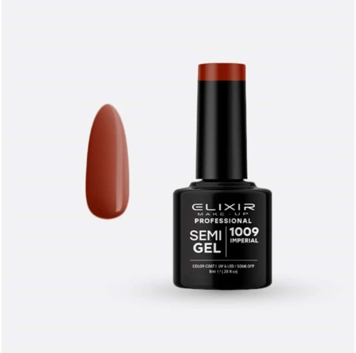 Elixir Semigel Ημιμόνιμο Βερνίκι 8ml - Elixir-#1009