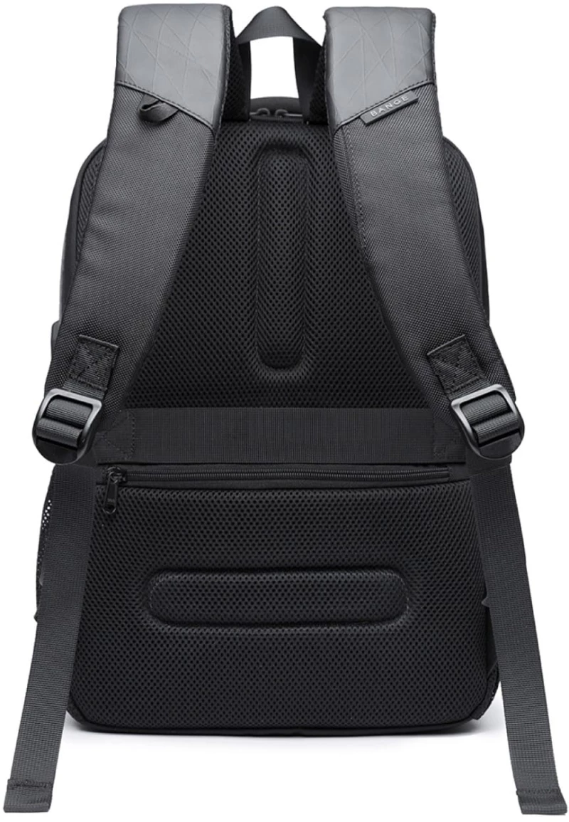 BANGE ΑΝΔΡΙΚΟ ΣΑΚΙΔΙΟ ΠΛΑΤΗΣ 24L ΘΗΚΗ LAPTOP 15,6" ΓΚΡΙ 1921