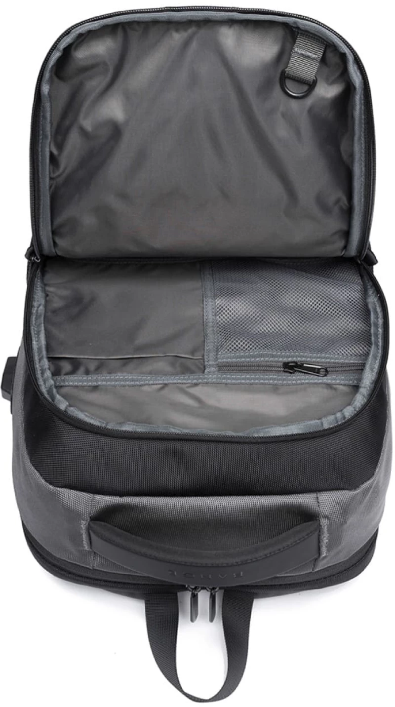 BANGE ΑΝΔΡΙΚΟ ΣΑΚΙΔΙΟ ΠΛΑΤΗΣ 24L ΘΗΚΗ LAPTOP 15,6" ΓΚΡΙ 1921
