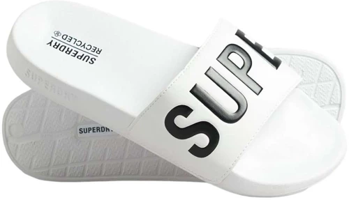 SUPERDRY WF310222A-35C Παντόφλες Optic/Black