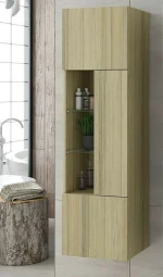 Έπιπλο Στήλη Μπάνιου Κρεμαστή Drop Instinct Natural Oak  (40x32x140)