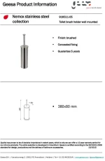 Πιγκάλ Επίτοιχο Geesa Nemox Inox (6511-110)