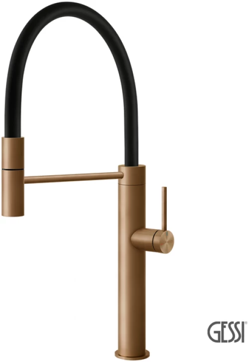 Μπαταρία Νεροχύτη 316 KITCHEN, GESSI Warm Bronze Brushed PVD