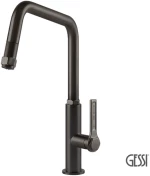 Μπαταρία Νεροχύτη OFFICINE, GESSI Black Metal Brushed PVD
