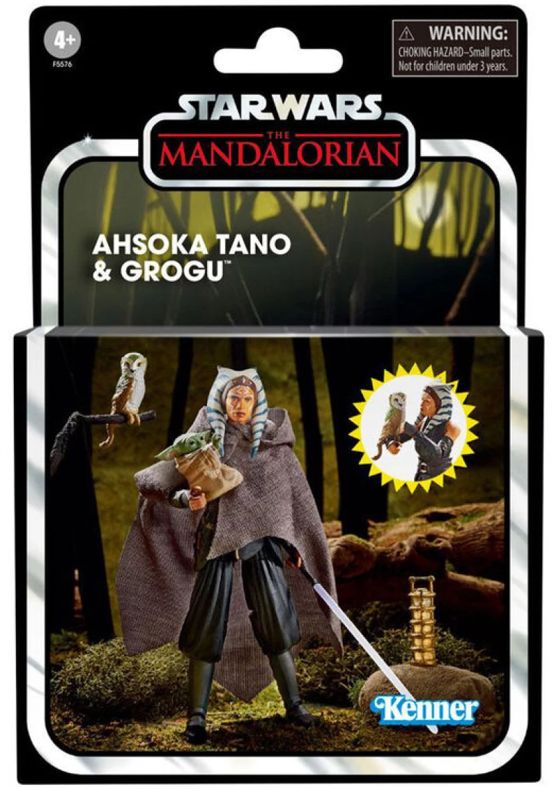 Star Wars Vintage Collection Ahsoka Tano and Grogu figure 10cm