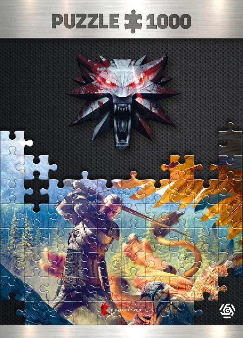 THE WITCHER: GRIFFIN FIGHT PUZZLES, PREMIUM - 1000 / Fan Shop and Merchandise