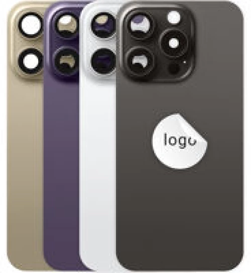 For iPhone/iPad (AP14P24PUP) Rear Cover (Pulled) - Purple, for model iPhone 14 Pro (with buttons and without smallparts)