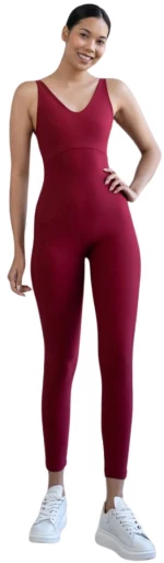 Jumpsuit Push-Up και Σμίλευσης Q-694 Bordeaux