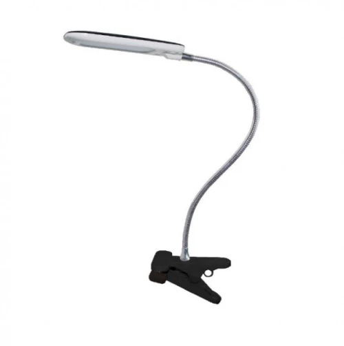 Φωτιστικό Γραφείου με Τσιμπίδα και Σπιράλ LED 5W 4000K BAZ2 ACA 15205LEDBKC Μαύρο
