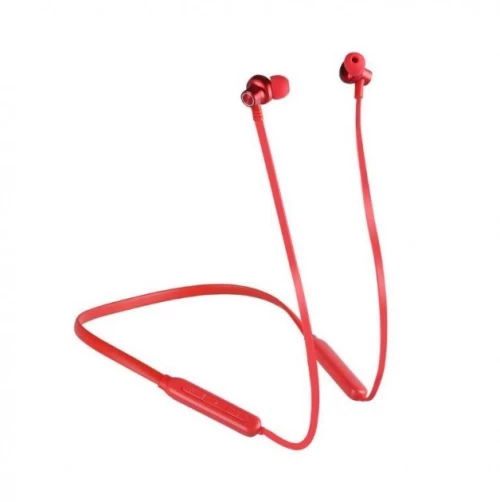 Ακουστικό Bluetooth εμβέλειας 10μ για κινητά με καλώδιο VT-6166 V-TAC 7711 Κόκκινο