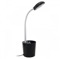 Φωτιστικό Γραφείου με Μολυβοθήκη LED 5W 4000k με διακόπτη αφής Spotlight 6321 Μαύρο