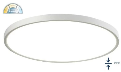 Πλαφονιέρα Οροφής Στρογ LED 3CCT 64W Φ80 8320lm PANAGOULAS 05-00453-1 Λευκό