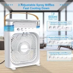 600ML Ανεμιστηράκι με Φωτισμό Λευκό