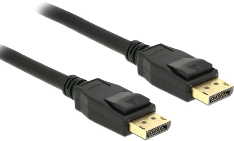 DELOCK καλώδιο DisplayPort 1.2 83805  4K/60Hz  21.6 Gbps  1m  μαύρο