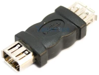 POWERTECH αντάπτορας USB θηλυκό σε θηλυκό CAB-U019  μαύρος
