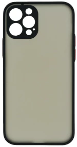 Mercury Camera Protect Peach Garden Bumper Back Cover Σιλικόνης Μαύρο (iPhone 12 Pro)