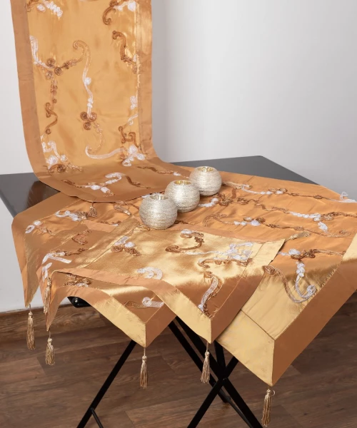 Σετ 4 τεμαχίων ( 40cm x 110cm 80cm x 80cm 2x37cm x 37cm )6271 Χρυσό - -