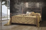 Μεταλλικό κρεβάτι Metal Casa Κως Μαύρο 150 x 200