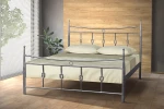 Μεταλλικό κρεβάτι Metal Casa Λεωνίδιο Καφέ 120 x 200