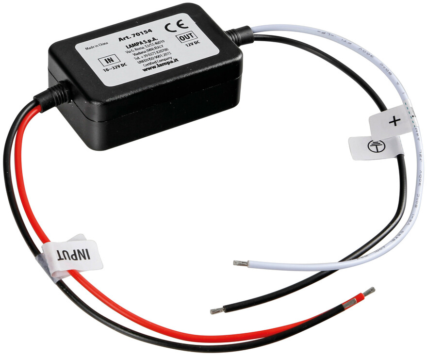 Lampa ΣΤΑΘΕΡΟΠΟΙΗΤΗΣ ΤΑΣΗΣ 10-32V DC-12 DC 8A 55x35x20mm IP65 LAMPA - 1 ΤΕΜ. L7015.4