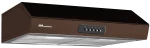 MultiHome MH-6681 Ελεύθερος Απορροφητήρας 60cm με 2 Μοτέρ Σκούρο Καφέ