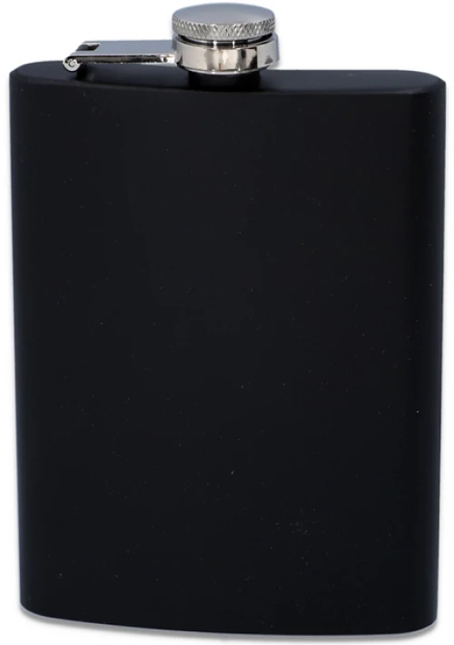 Hip Flask Φλασκί Ποτού Black Mat (F3062) - 240ml
