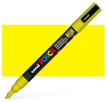 Μαρκαδόρος Ανεξίτηλος Uni Posca Pc-3m Κίτρινος 2