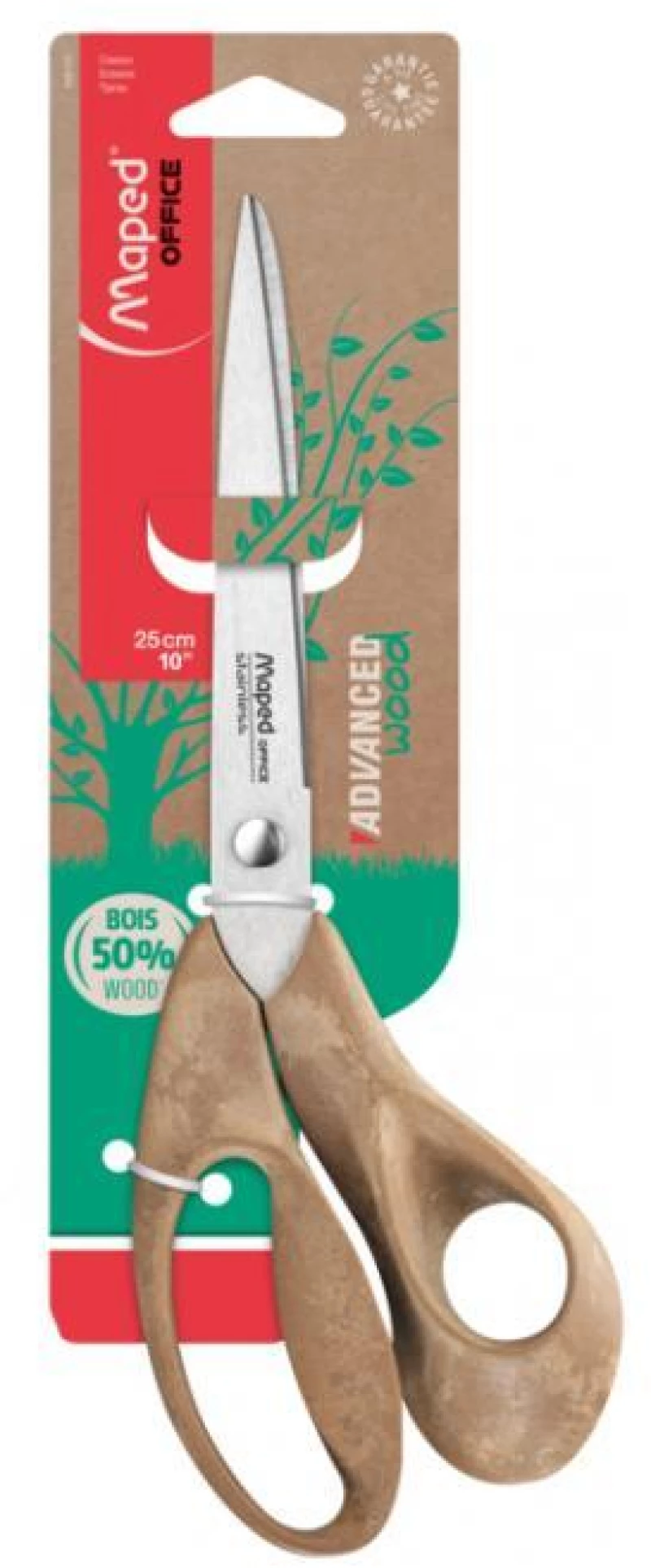 Ψαλίδι Maped 25εκ. με Μεταλλική Λεπίδα Advanced Wood 688102