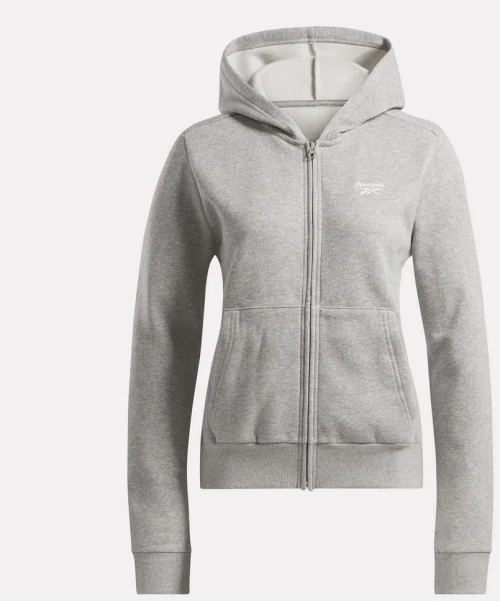 REEBOK RI SL Fleece FZ Φούτερ Γυναικείο 100071907 REEBOK Γκρι