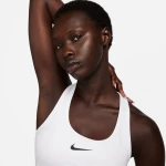 Nike Swoosh Medium Support DX6821 DX6821-100 NIKE Λευκό