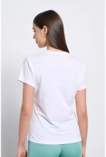 BDTK T-SHIRT SS 1241-901128 1241-901128-00200 BODY TALK Λευκό