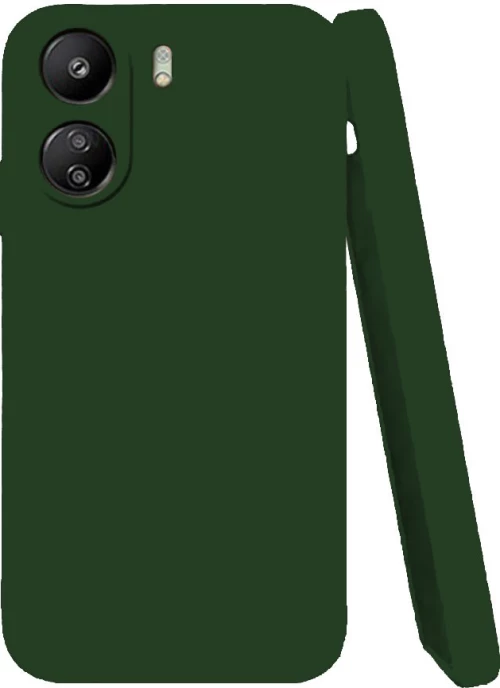 Θήκη Silky And Soft για Xiaomi Redmi 13C / Poco C65 - Σκούρο Πράσινο