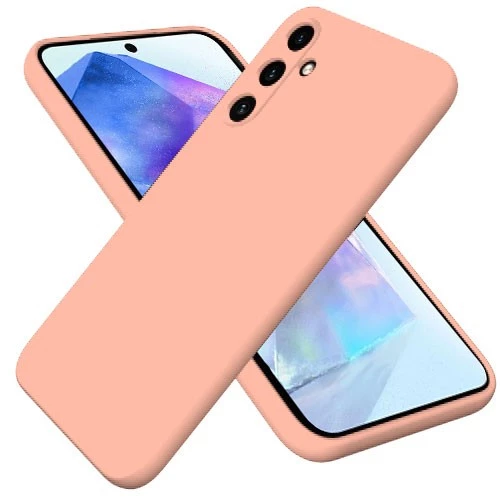 Θήκη Silky And Soft για Samsung Galaxy A55 - Σομόν