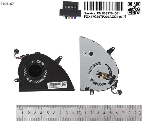 Fan Ανεμιστηράκι HP 15-cw0005AX