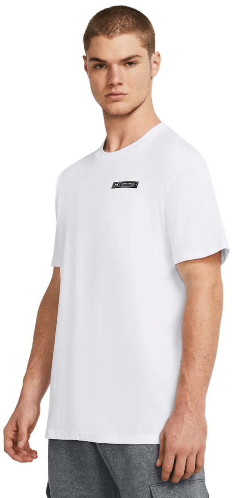 UA HW ARMOUR LABEL SS 1382831-100 UNDER ARMOUR Λευκό