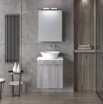ΣΕΤ ΕΠΙΠΛΟΥ OMEGA TOP 50cm χρ. ΓΚΡΙ 9SOMT050GO