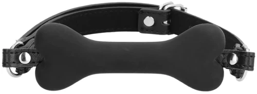 Ouch Silicone Bone Gag Black