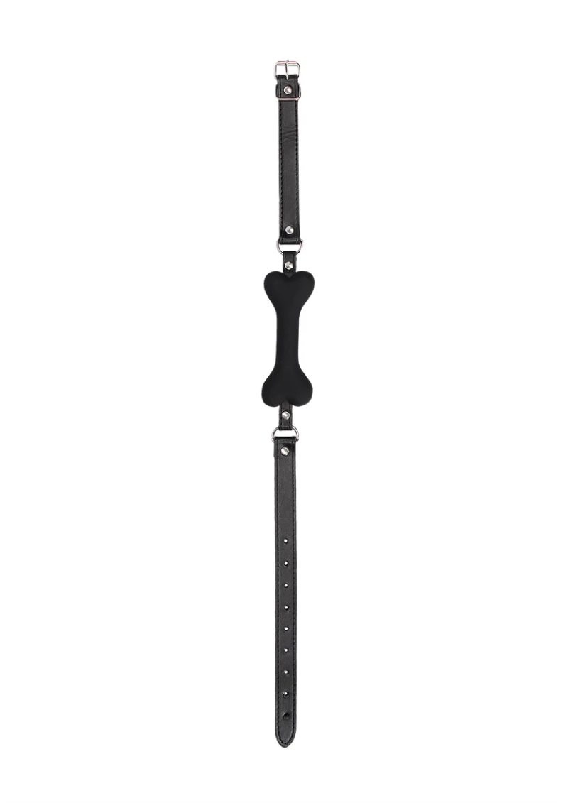 Ouch Silicone Bone Gag Black
