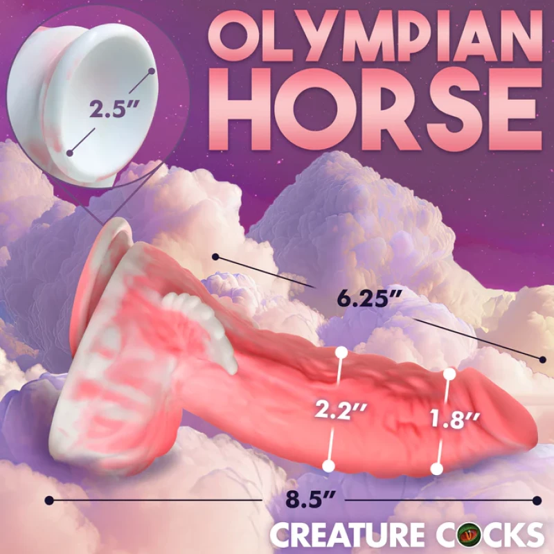 PEGASUS PECKER WINGED SILICONE DILDO