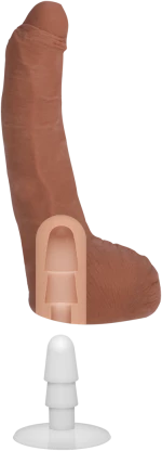 Leo Vice - ULTRASKYN - with Removable Suction Cup -Caramel Vac - U-Lock