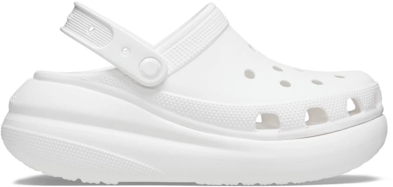 Γυναικείο Σαμπό Crocs Crush Clog Ανατομικό Χρώματος Λευκό 207521-100