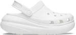 Γυναικείο Σαμπό Crocs Crush Clog Ανατομικό Χρώματος Λευκό 207521-100
