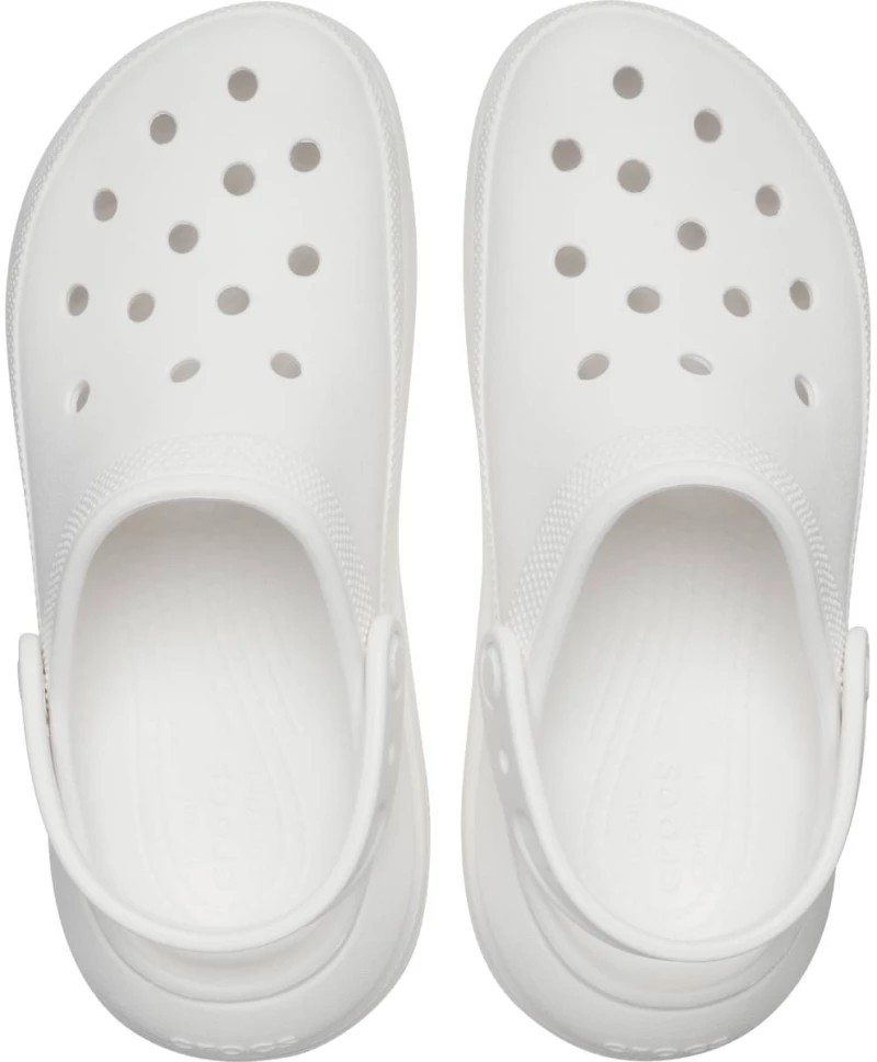 Γυναικείο Σαμπό Crocs Crush Clog Ανατομικό Χρώματος Λευκό 207521-100